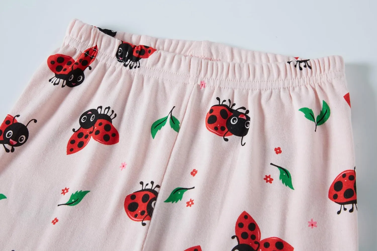 Akyzic Little Girls Summer Pajamas Kids 100% Cotton 2 Piece Pjs Toddler Girls Short Sleeve Sleepwear Clothes Sets 3-10T