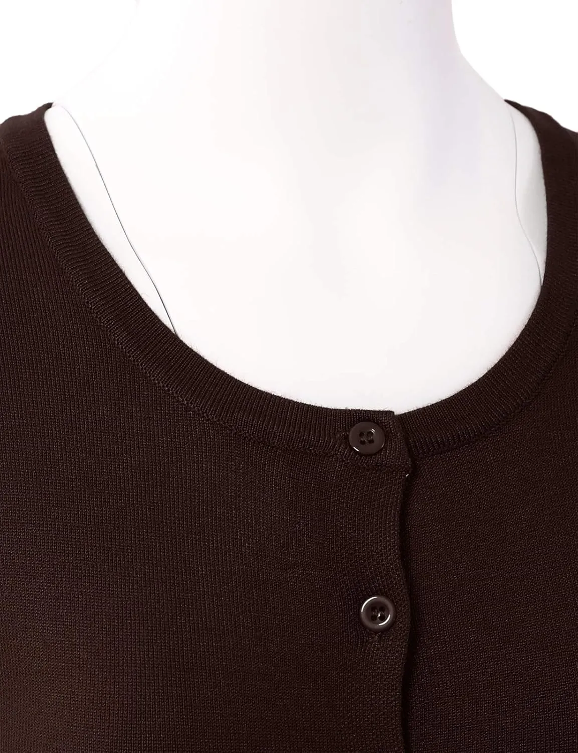 Allsense Women's Long-Sleeve Lightweight Crewneck Cardigan Sweater