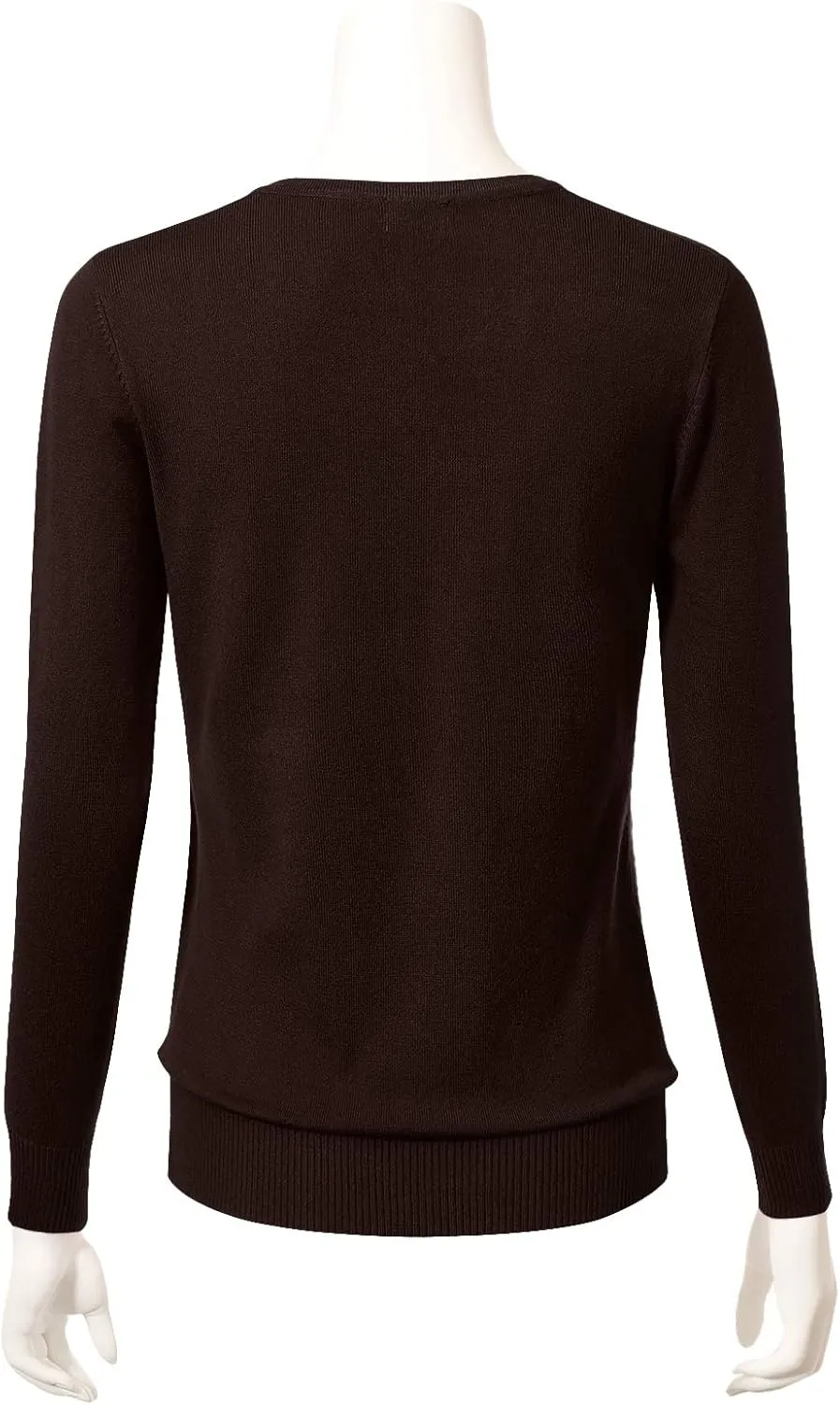 Allsense Women's Long-Sleeve Lightweight Crewneck Cardigan Sweater
