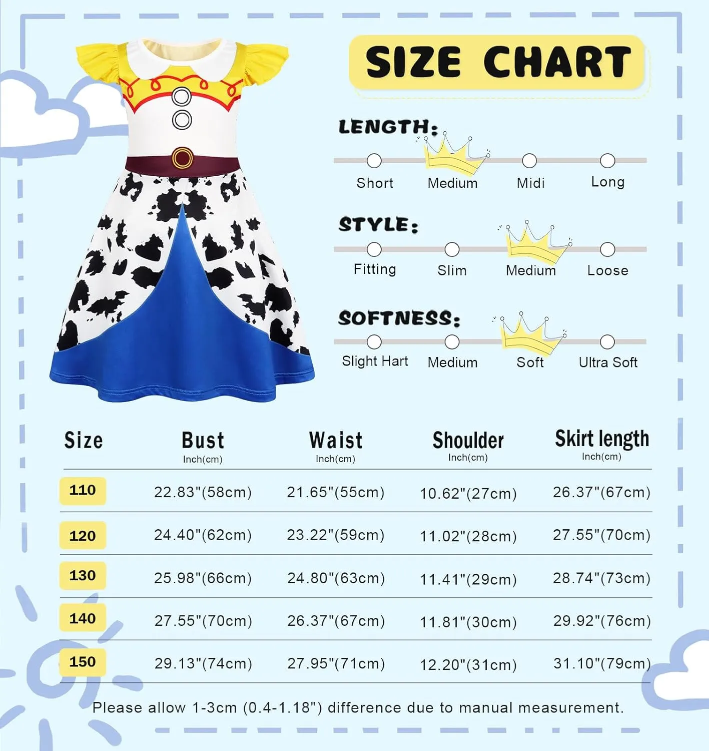 AmzBarley Girls Nightgowns Princess Pajamas for Toddler Kids Sleepwear Nightdress Little Girls Nightie Dress