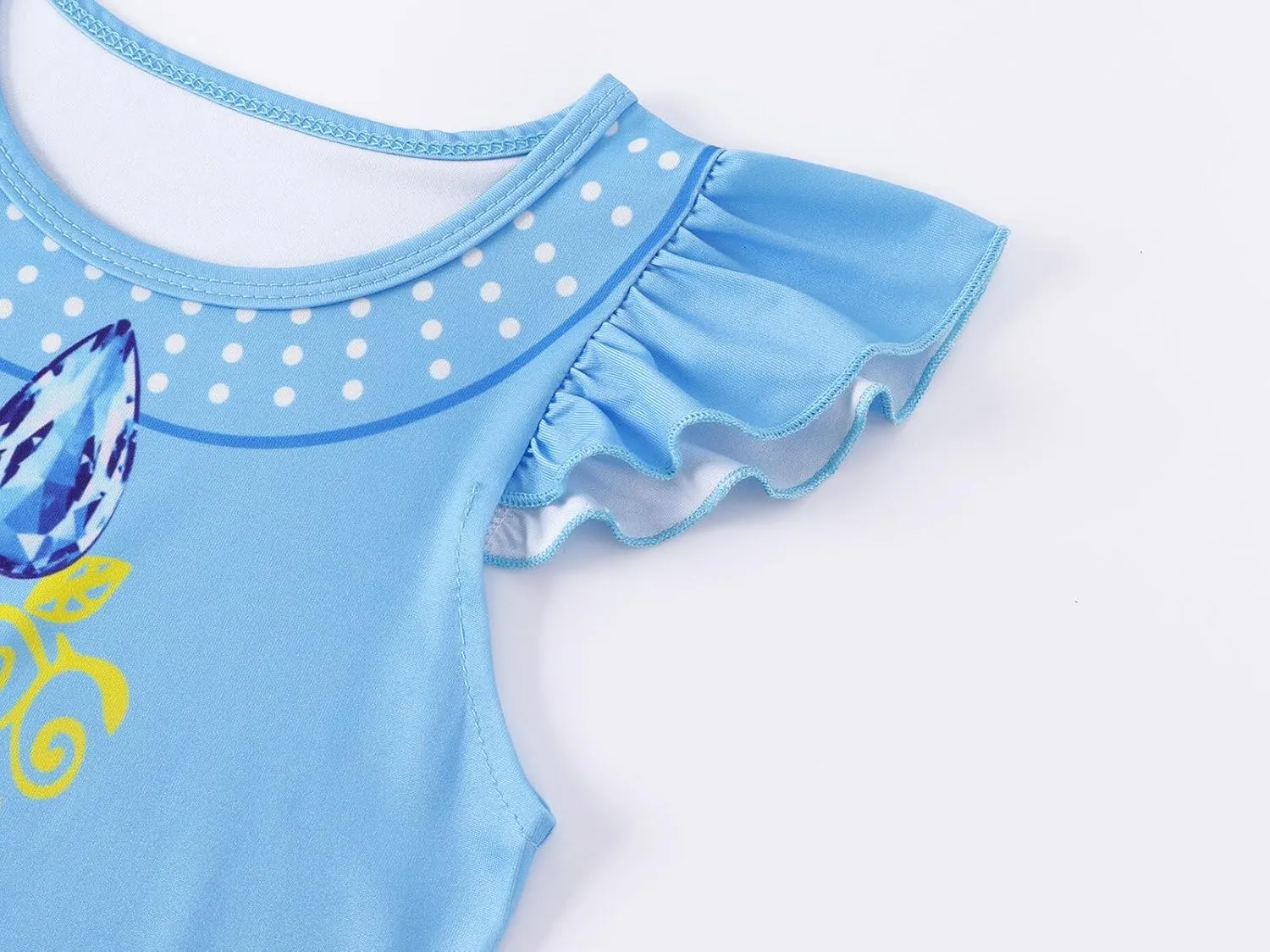 AmzBarley Girls Nightgowns Princess Pajamas for Toddler Kids Sleepwear Nightdress Little Girls Nightie Dress