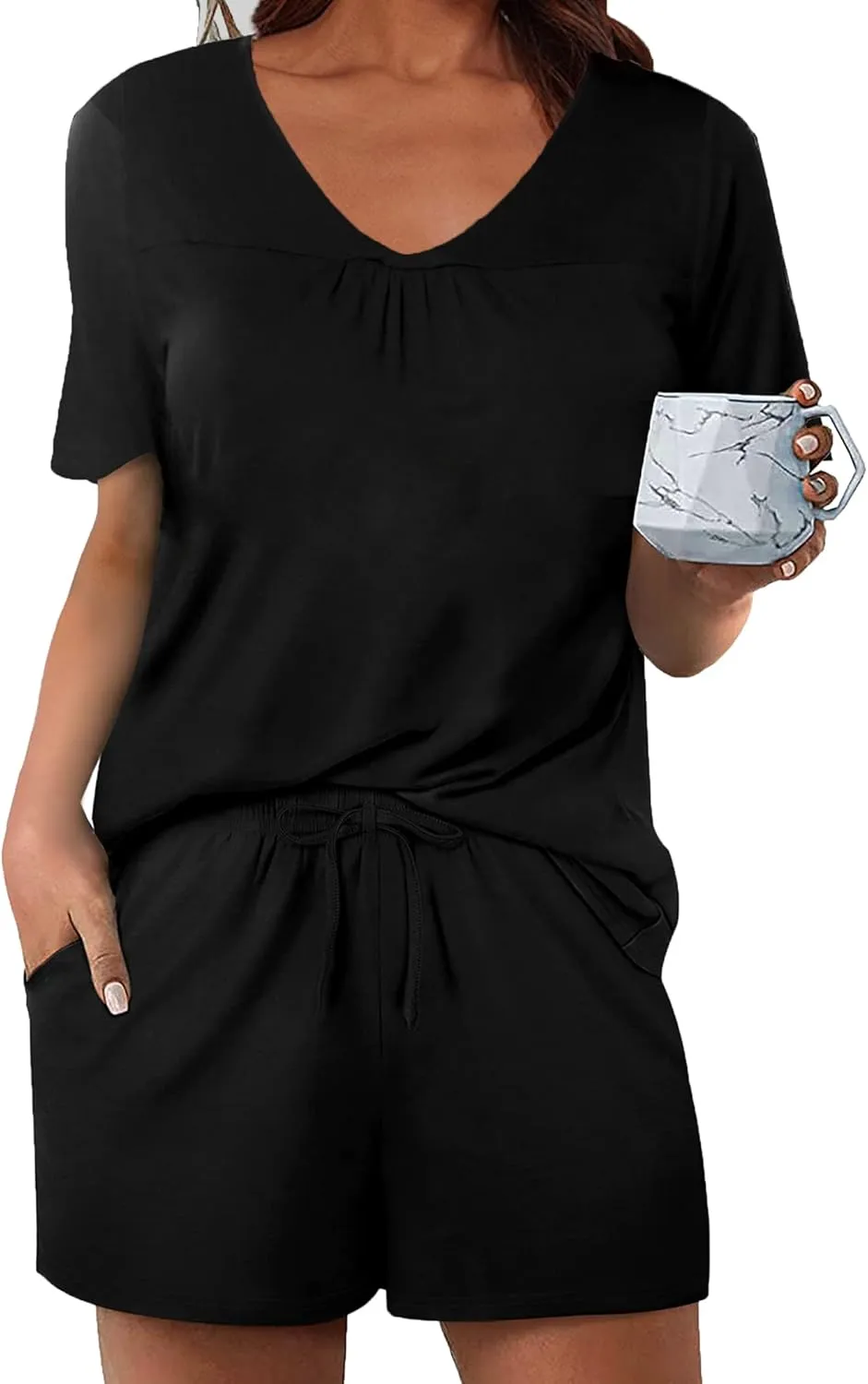 Avidlove Women's Shorts Pajama Set Short Sleeve Sleepwear Nightwear Pjs S-XXL