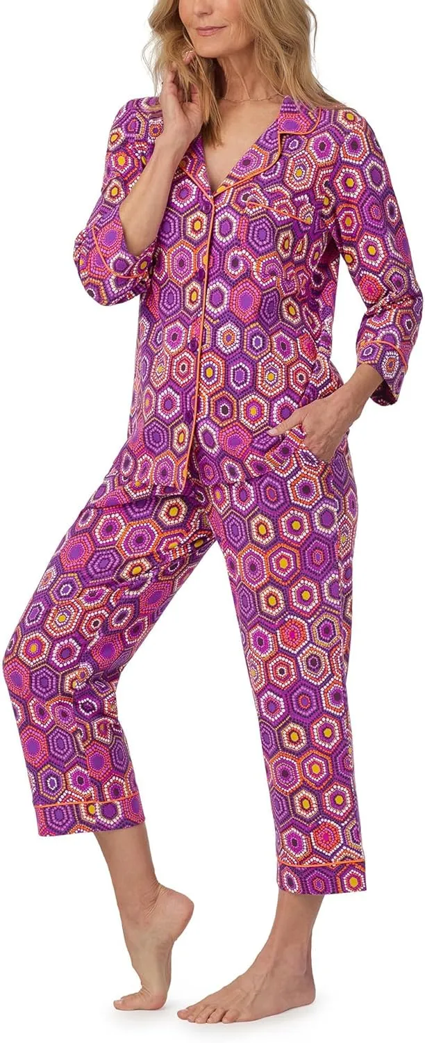 BedHead Pajamas Womens Cropped 3/4 Pj Set