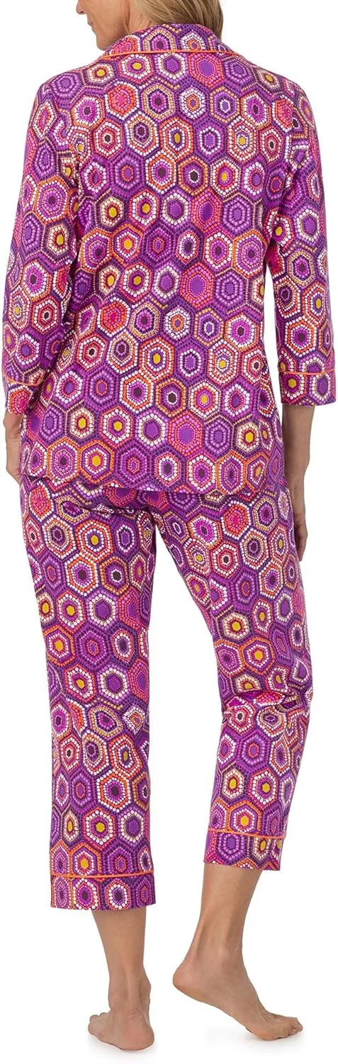 BedHead Pajamas Womens Cropped 3/4 Pj Set