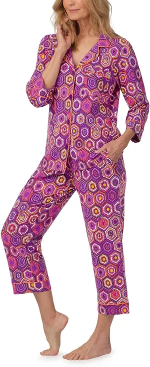 BedHead Pajamas Womens Cropped 3/4 Pj Set