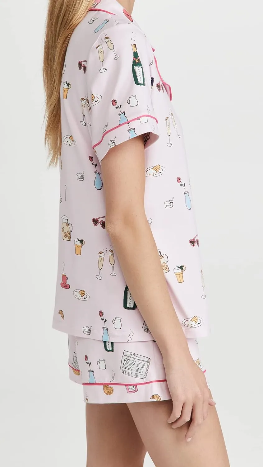 BedHead Pajamas Women's Let's Do Brunch Shorty PJ Set