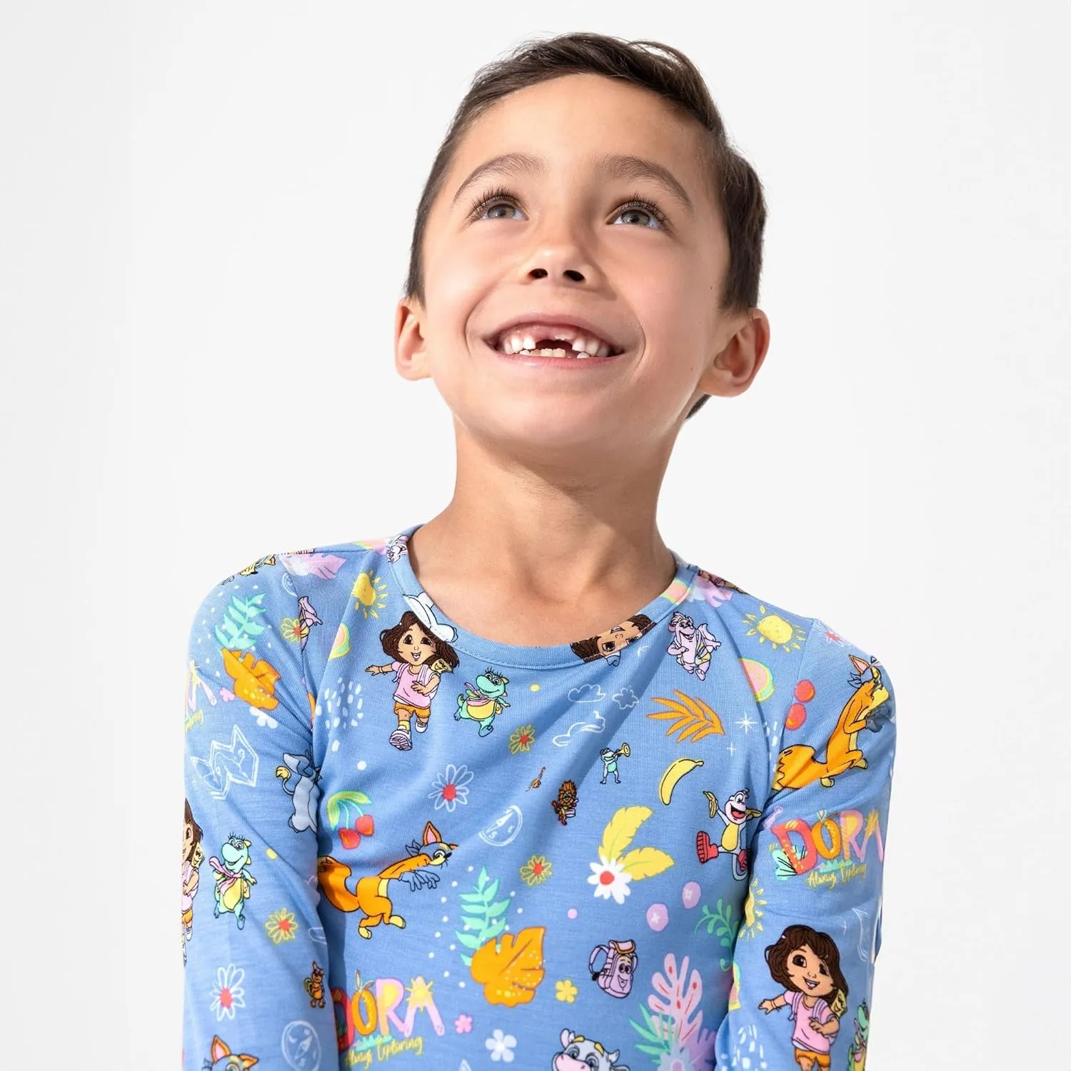 Bellabu Bear Dora Rayon from Bamboo Two-Piece Pajamas for Boys & Girls