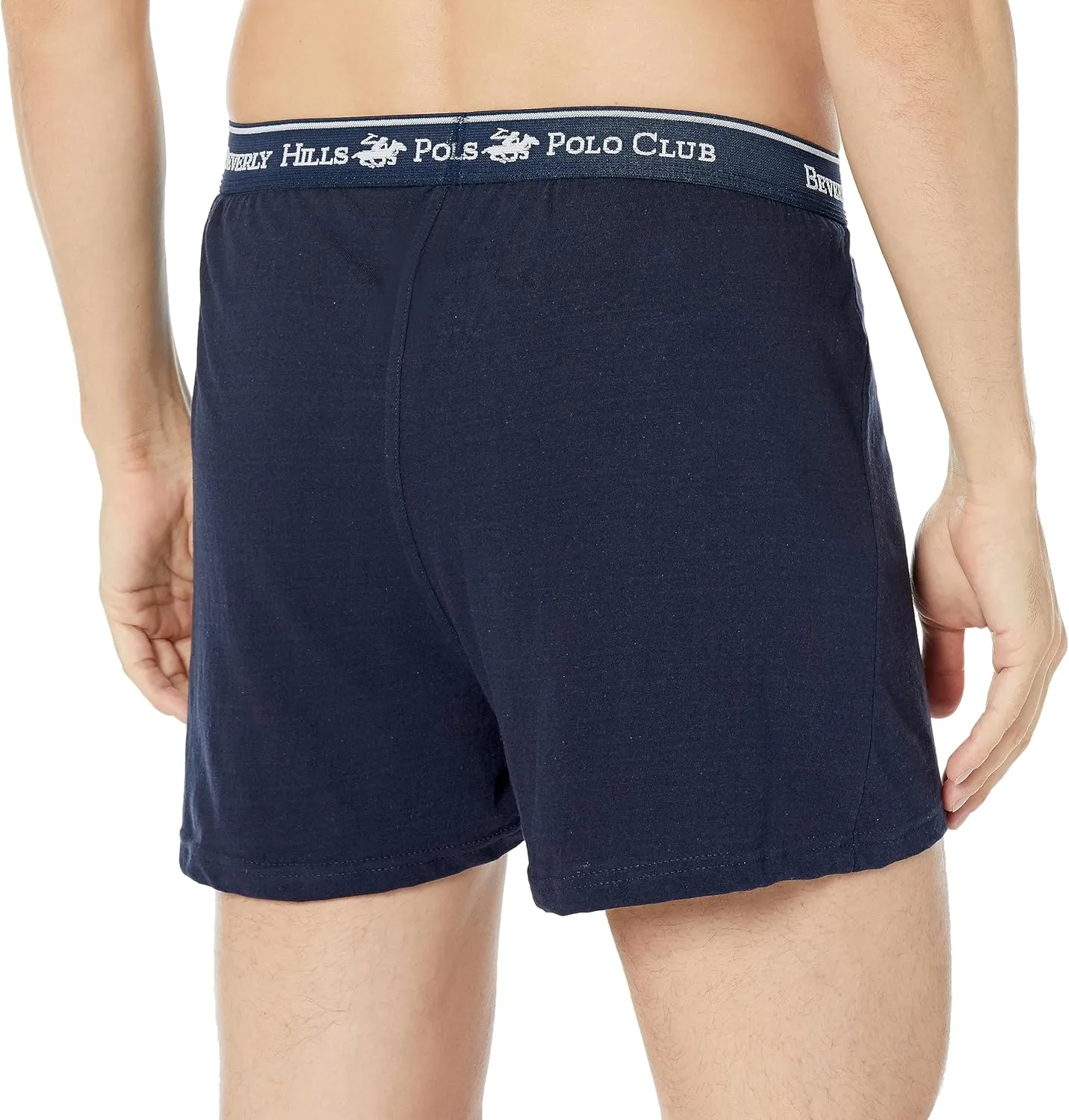 Beverly Hills Polo Club Men's 4 Pack Comfort Knit Boxer Vibrant