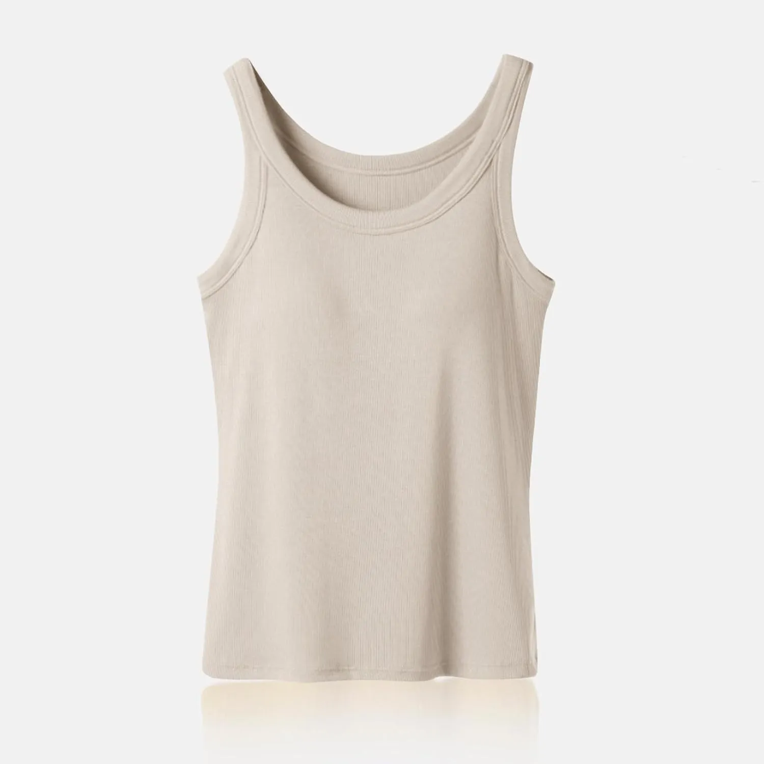 Built in Bra Tank Tops for Women Dress Casual Sleeveless Cotton Summer Tanks Workout Gym Athletic Yoga Shirts