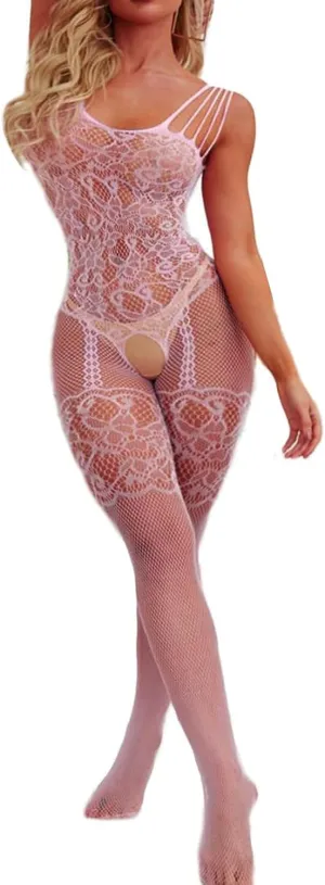 Buitifo Lingeire for Woman Sexy Bodysuit Bodystockings Fishnet Tights Rave Outfits