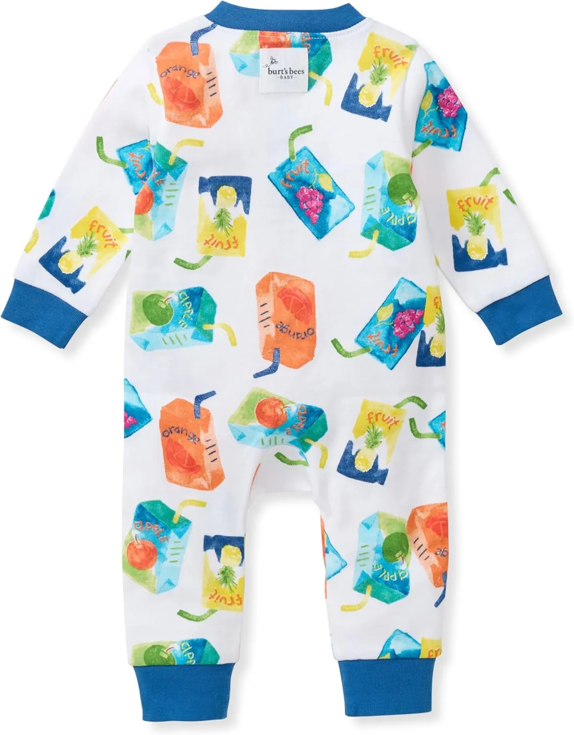 Burt's Bees Baby Baby Boys' Sleep and Play Pajamas, Zipped Jumpsuit