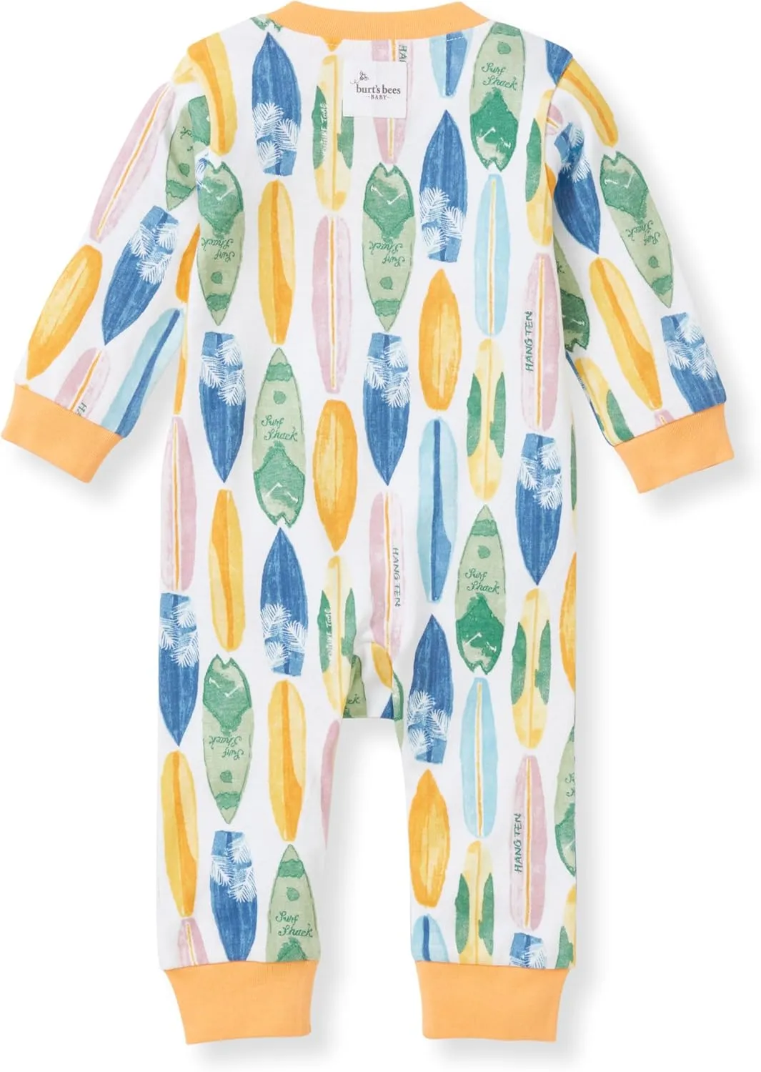 Burt's Bees Baby Baby Boys' Sleep and Play Pajamas, Zipped Jumpsuit