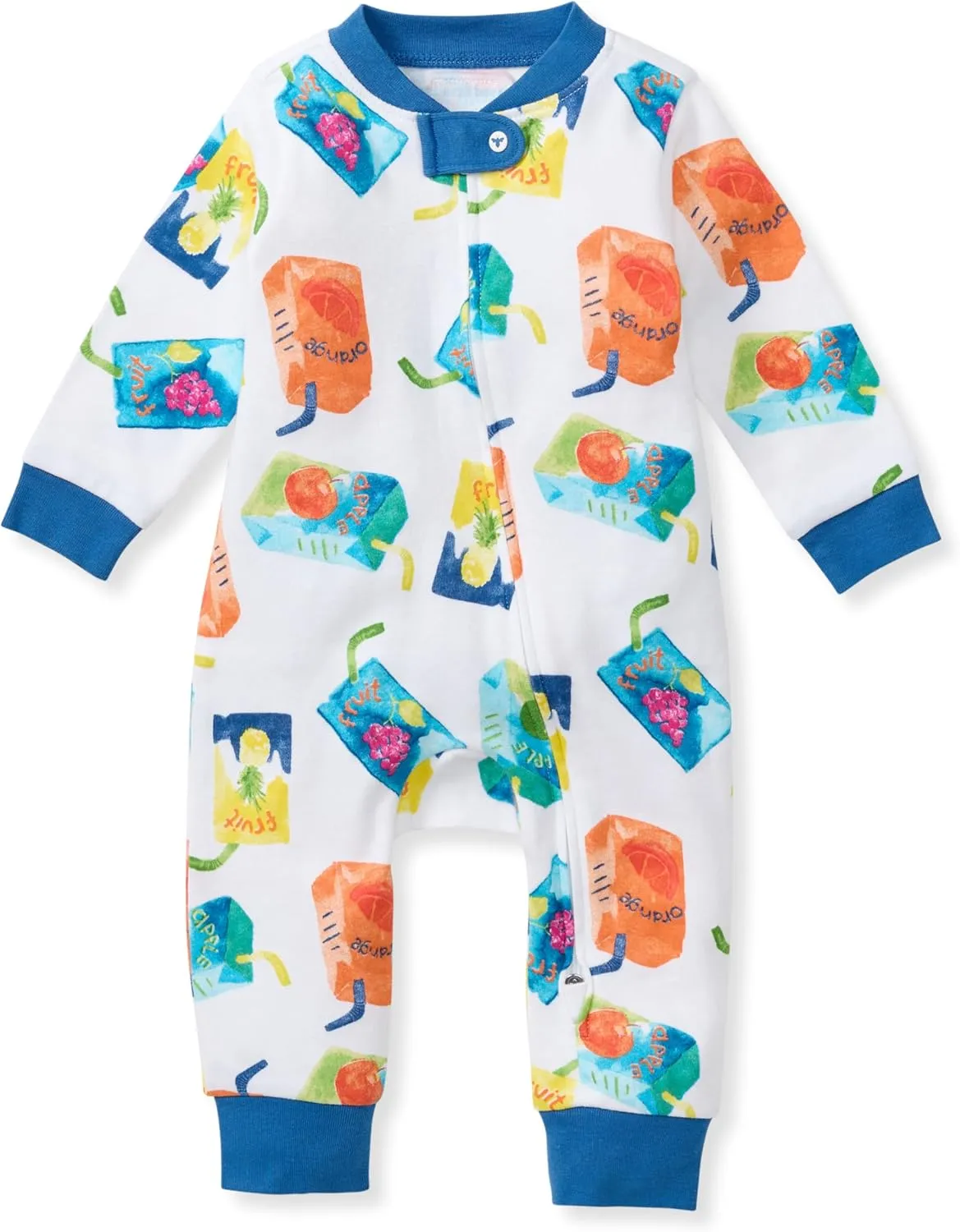 Burt's Bees Baby Baby Boys' Sleep and Play Pajamas, Zipped Jumpsuit