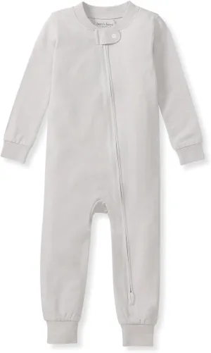 Burt's Bees Baby Unisex Baby Honeysoft Pajamas, Footless One piece Zip up