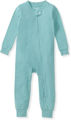 Burt's Bees Baby Unisex Baby Honeysoft Pajamas, Footless One piece Zip up