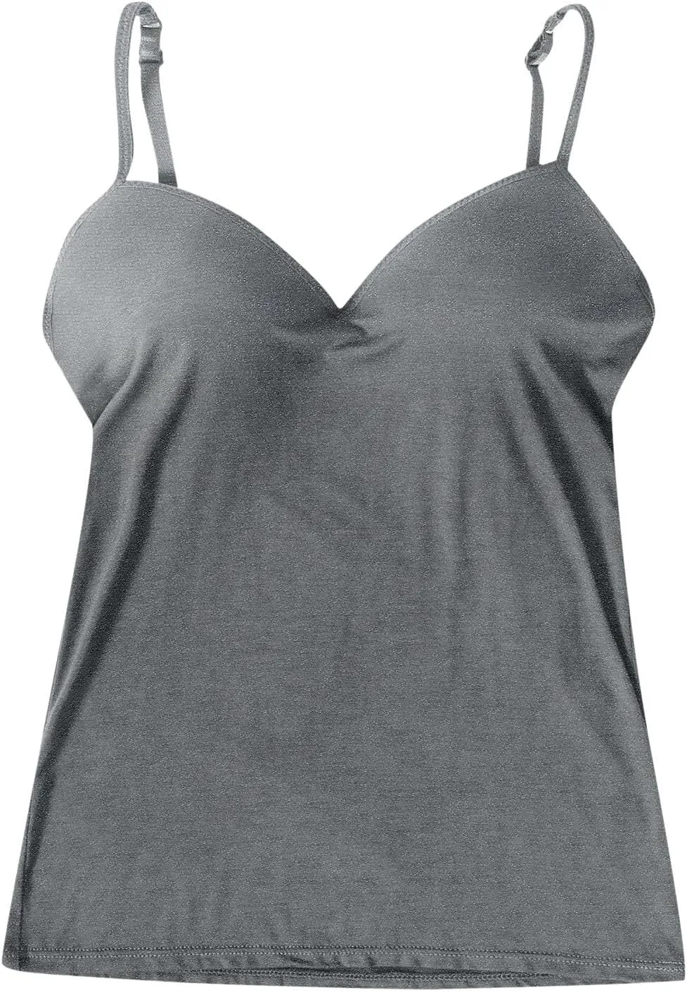 Camisole Tops for Women Wtih Shelf Bra Adjustable Strap Workout Yoga Shirt Summer Tank Top Layer Padded Bra