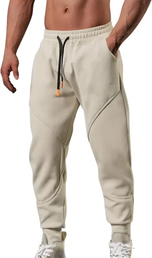 Cargo Pants for Men Big and Tall Pockets Men Sweatpants Men's Basic Active Fleece Jogger Pants Regular and Big & Tall