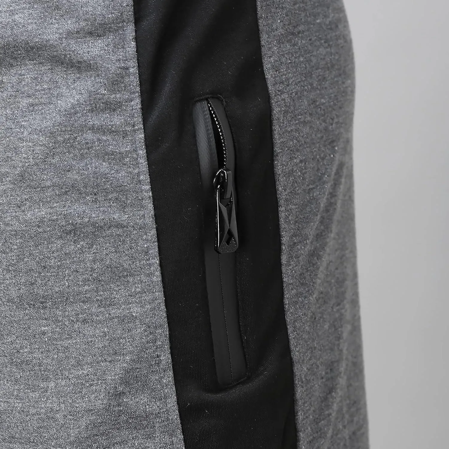 Cargo Pants for Men Joggers Hip Hop Tapered Gym Running Workout Pants Letter Print Fleece Casual Joggers with Pockets