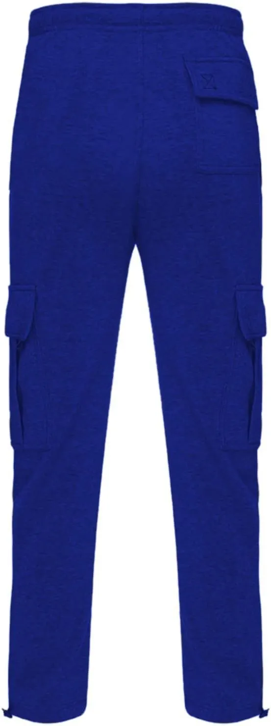 Cargo Pants for Men Relaxed Fit Pockets Men's Graphic Sweatpants Athletic Gym Running Workout Pants Drawstring Jogger