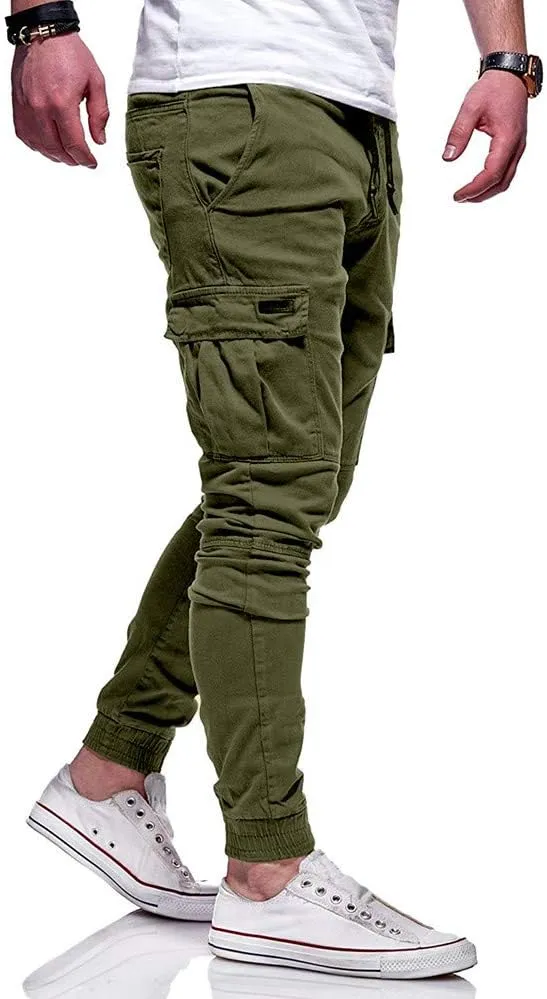 Cargo Sweatpants for Men Mens Lounge Pants Sweatpants for Men Men's Sports Casual Jogging Trousers Lightweight Hiking