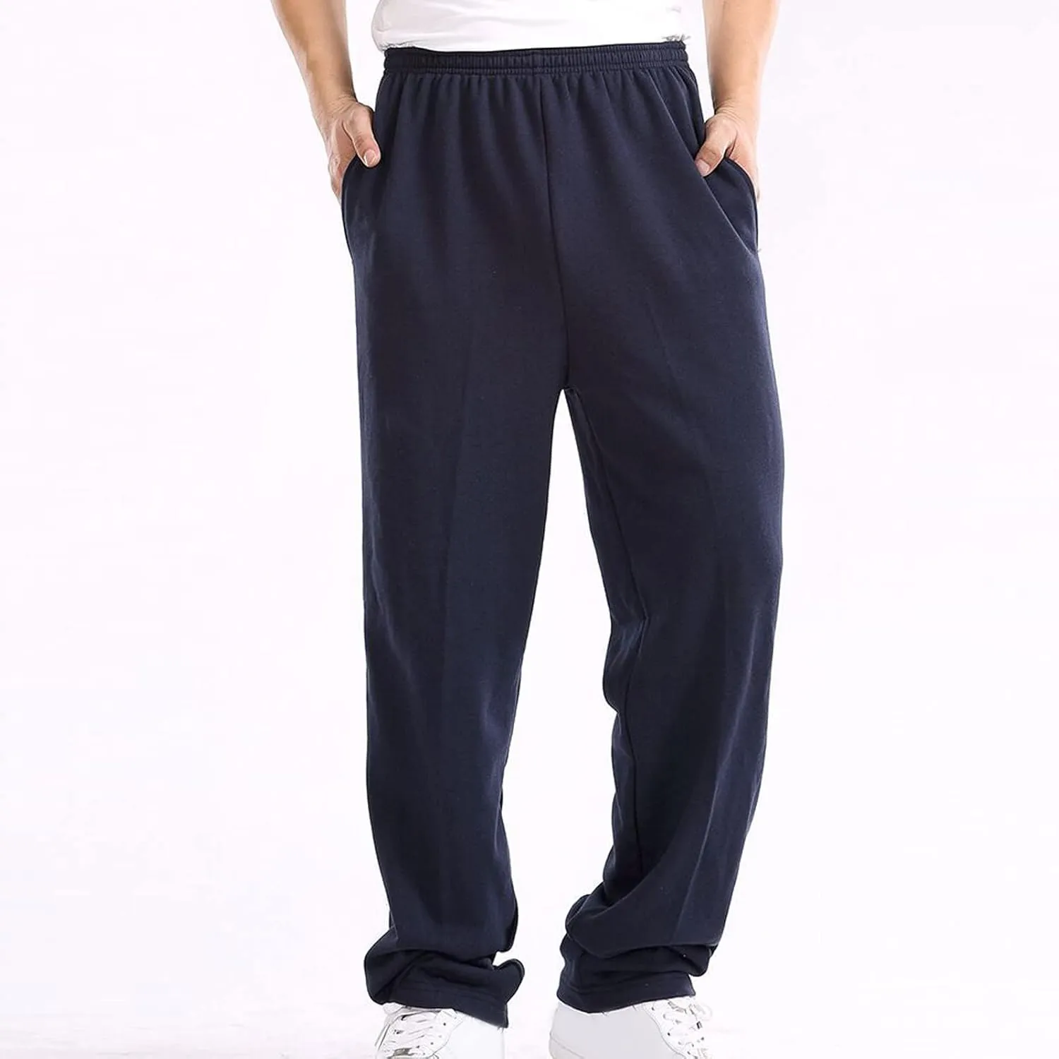 Cargo Trousers for Men Sweatpants for Men Fashion Men's Sport Color Bandage Casual Loose Sweatpants Drawstring Pant
