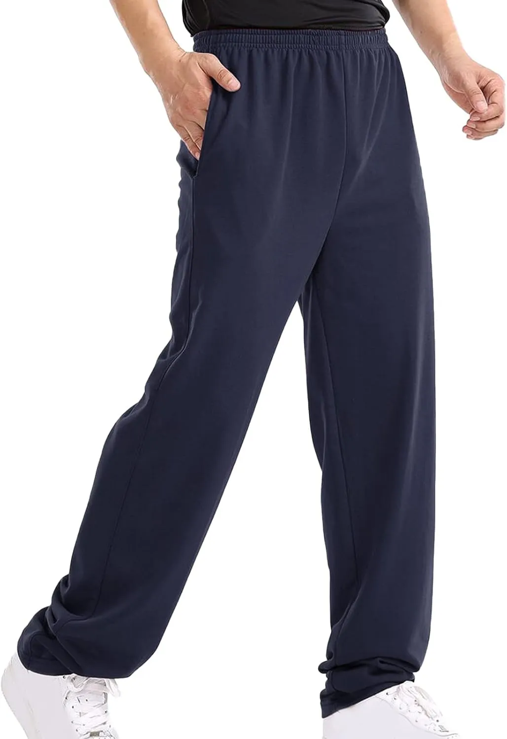 Cargo Trousers for Men Sweatpants for Men Fashion Men's Sport Color Bandage Casual Loose Sweatpants Drawstring Pant