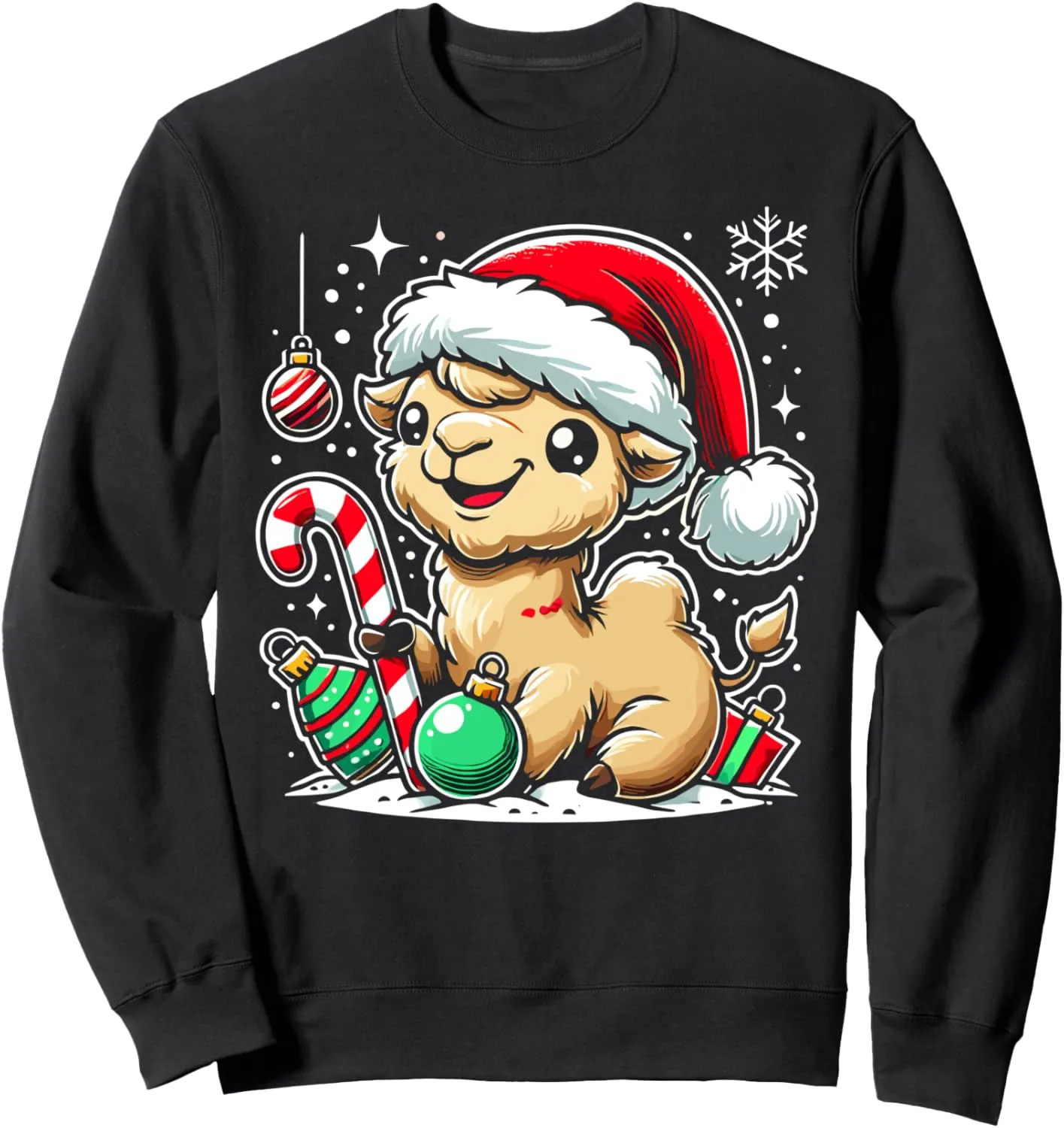 Cute Camel Christmas Pajamas Kids Boys Girls Sweatshirt