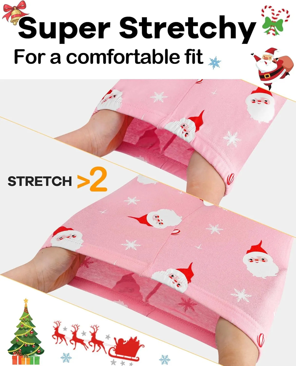 DAUGHTER QUEEN 18 Months-12 Years Boys & Girls Christmas Pajamas 100% Cotton Sleepwear