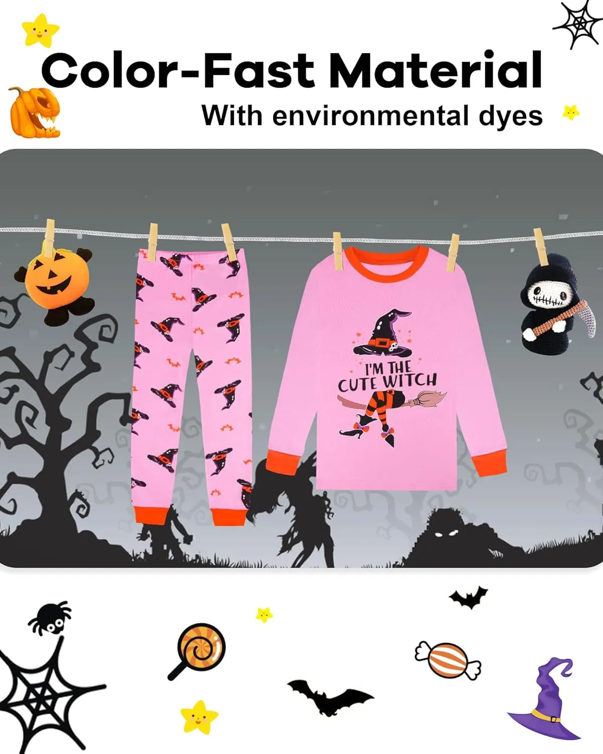 DAUGHTER QUEEN Kids Christmas Pajamas Size 18Months-12Years