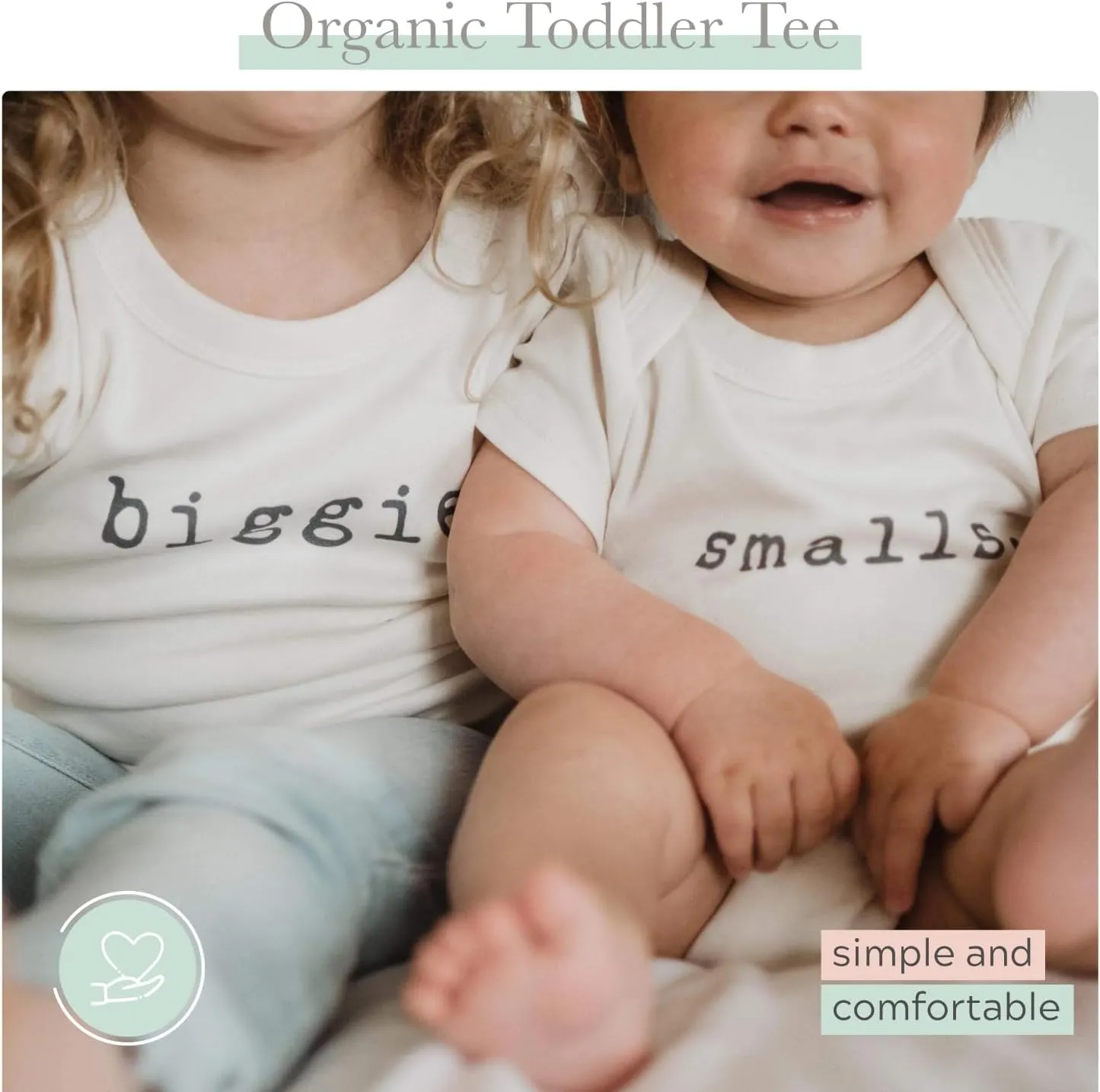 Finn   Emma - Organic Cotton Graphic Toddler Tees - T-Shirts for 12 Months to 4T - Available in Multiple Graphic Designs
