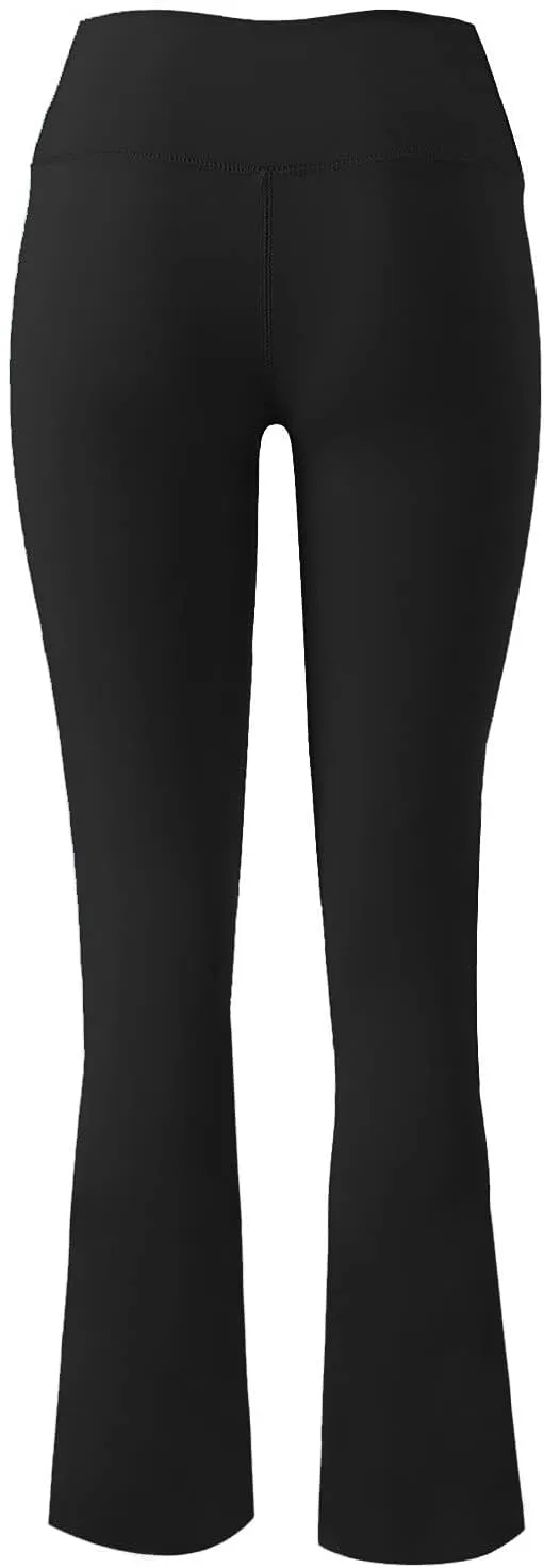 Flare Yoga Pants Womens High Waist Sports Workout Running Straight Leg Pant Plus Size Sexy Fitness Breathable Trousers