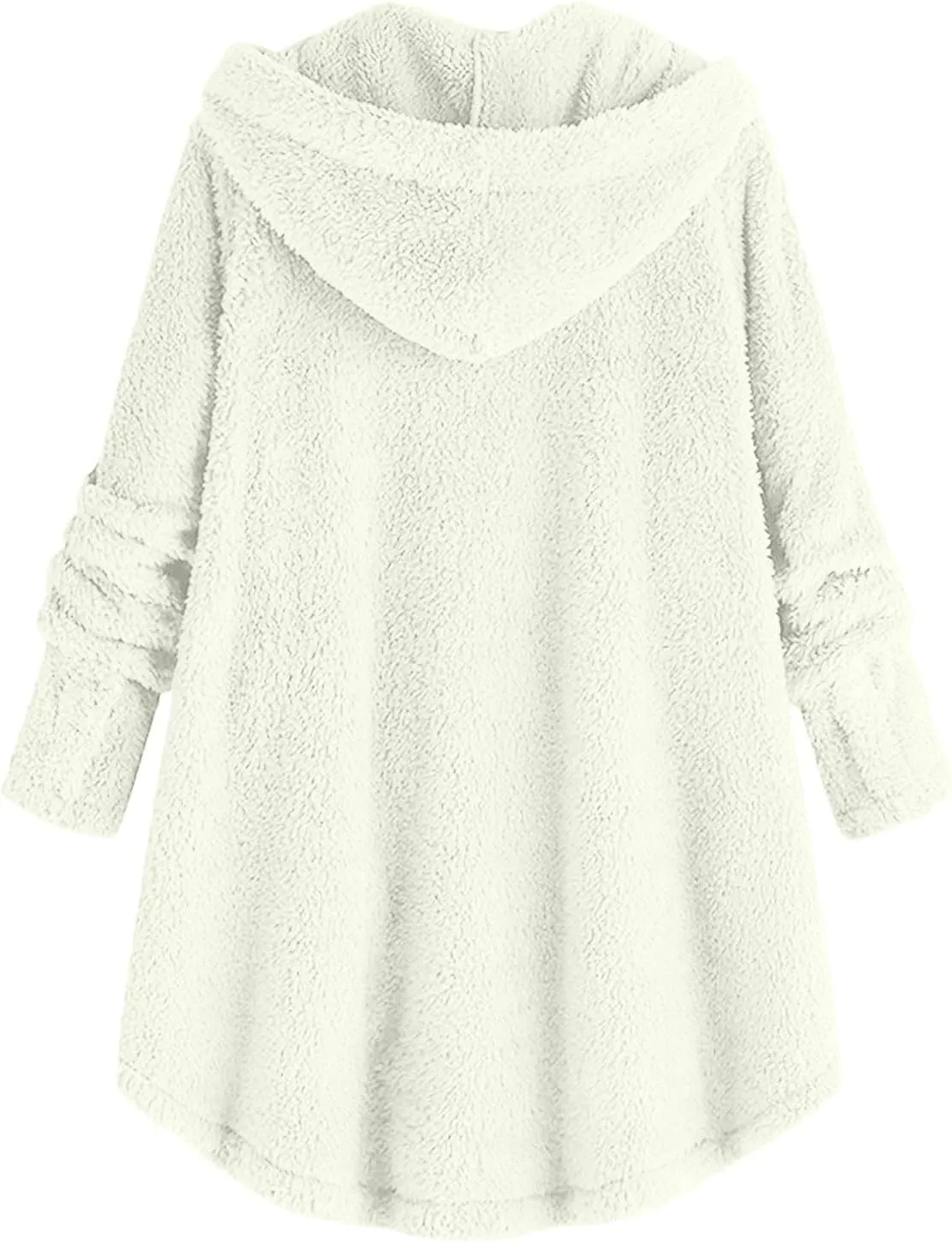 Fleece Coats for Women Sherpa Lined Wool Sweatshirts Winter Warm Fuzzy Pullover Thermal Underwear Loungewear