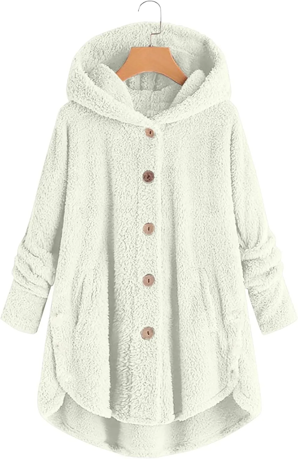 Fleece Coats for Women Sherpa Lined Wool Sweatshirts Winter Warm Fuzzy Pullover Thermal Underwear Loungewear