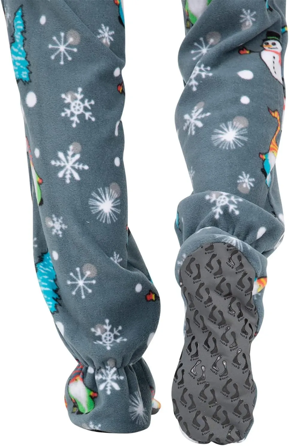 Footed Pajamas - Winter Wonderland Infant Hoodie Fleece One Piece