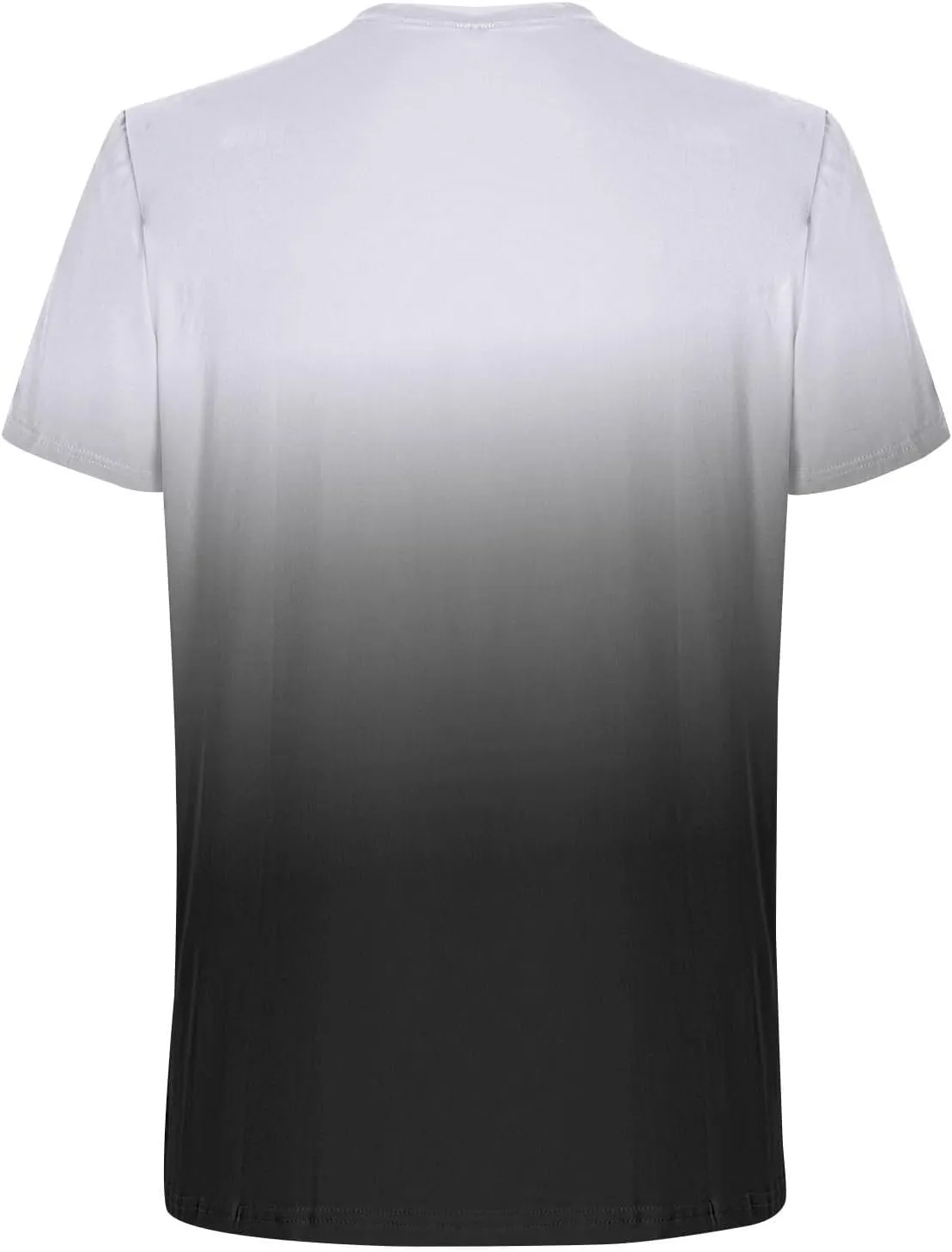 Graphic Beach Tees for Men Gradient Short Sleeve Summer Vacation T-Shirts Fashion Plam Tree Printed Streetwear Tees