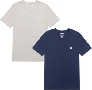 Hurley Men's 2 Pack Cotton Crewneck Short Sleeve T-Shirt