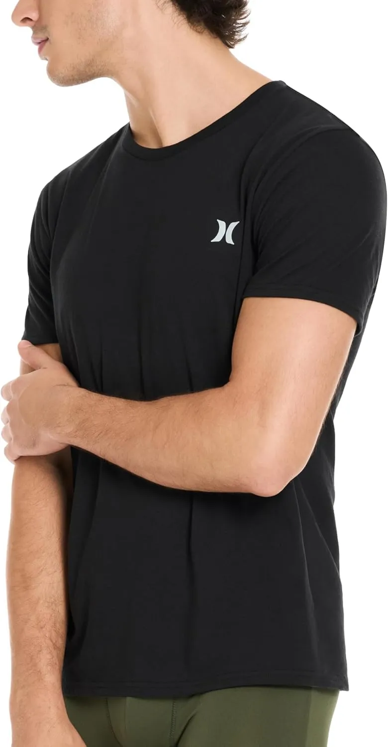 Hurley Men's 2 Pack Cotton Crewneck Short Sleeve T-Shirt