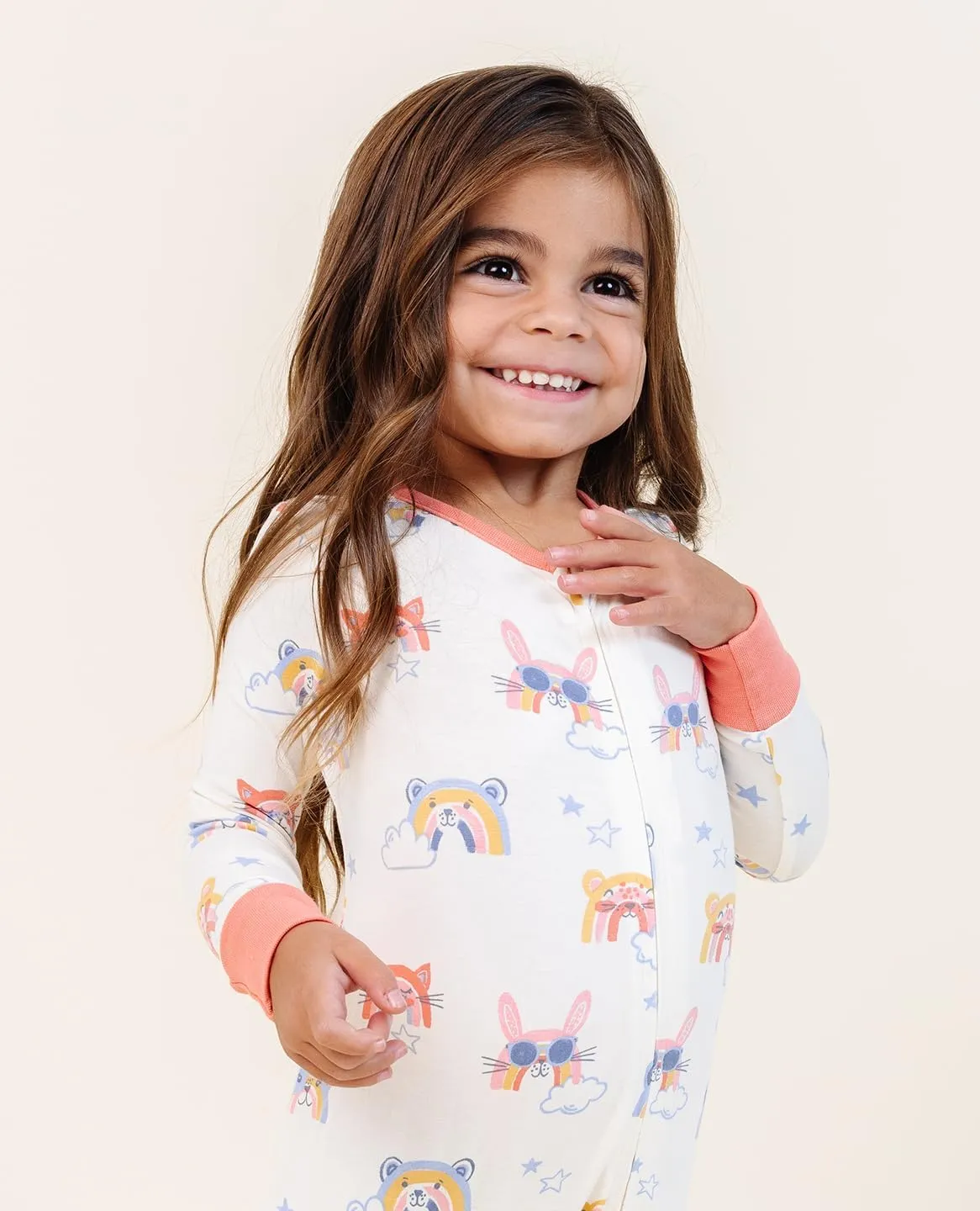 Lark Baby & Toddler Convertible Zip Footie Pajamas | Bamboo Viscose   Cotton