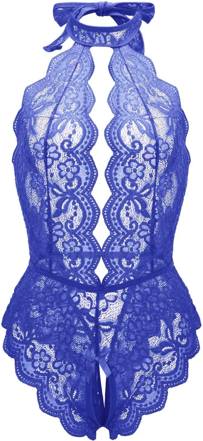 Lingerie for Women Lace Babydoll Sleepwear Sexy Nightwear Outfits Plus Size Bodysuit Negligees Teddy Underwear