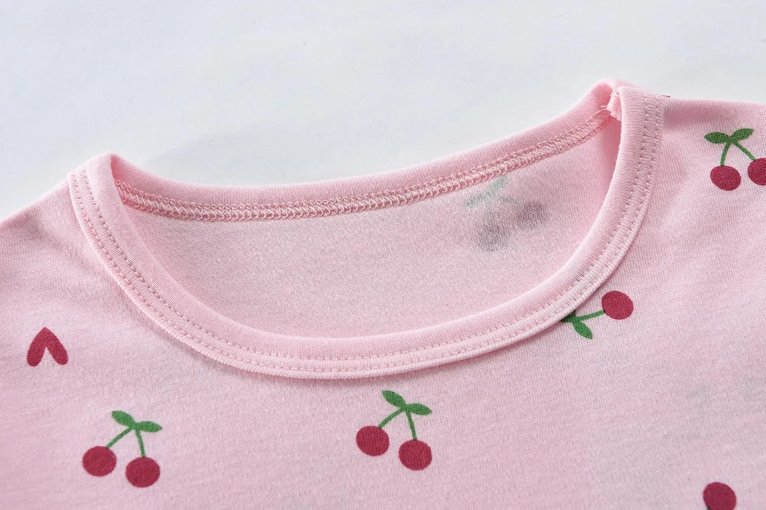 Little Hand Girls Summer Nightgowns Butterfly Mermaid Cherry Nightdress for Kid Sleepwear Short Sleeve Sleepdress 2-10 Years