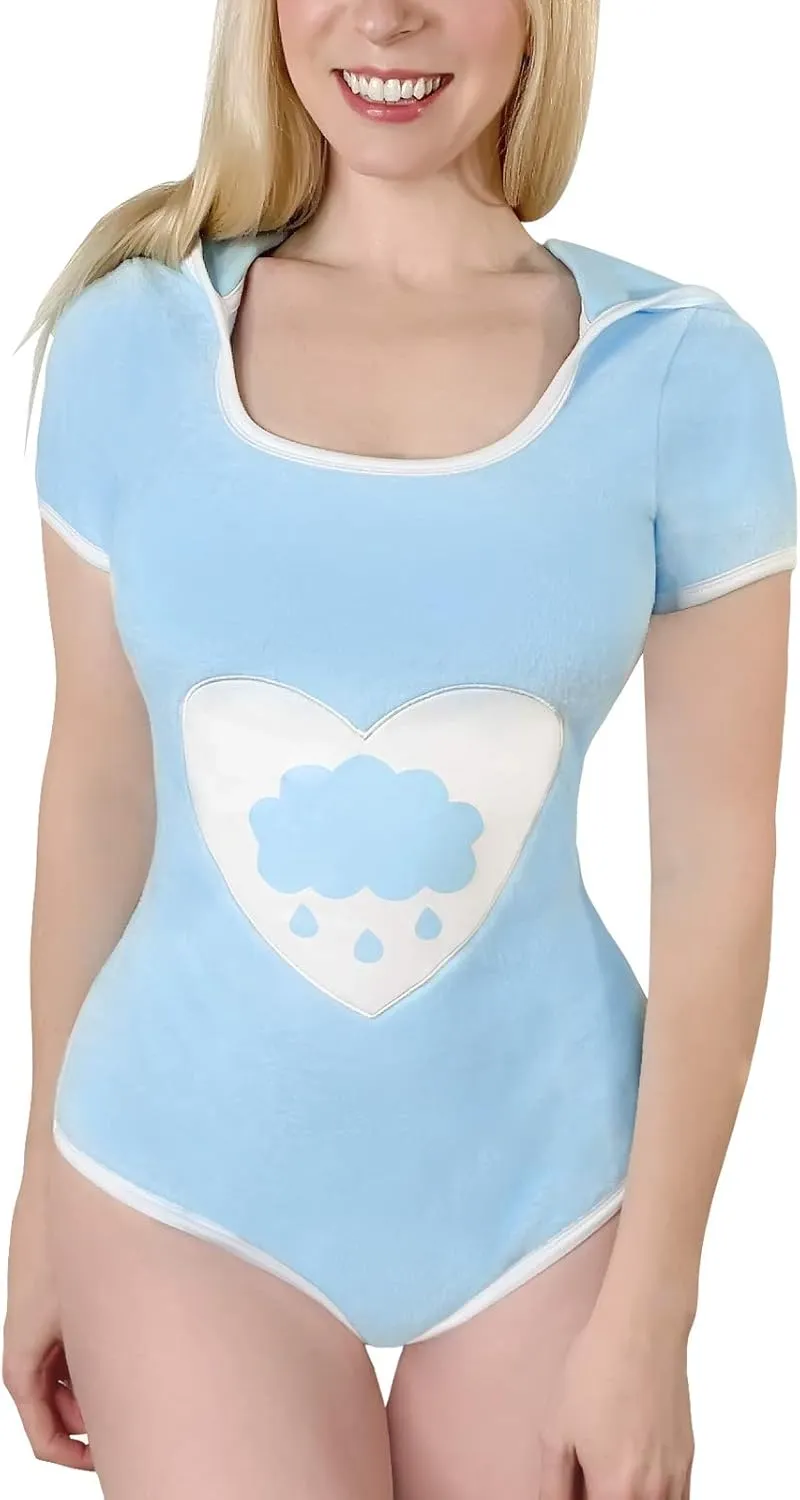 Littleforbig Cotton Onesie Pajamas Bodysuit - Teddy Bear Onesie Blue