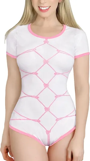 Littleforbig Cotton Romper Onesie Pajamas Bodysuit – All Tied Up