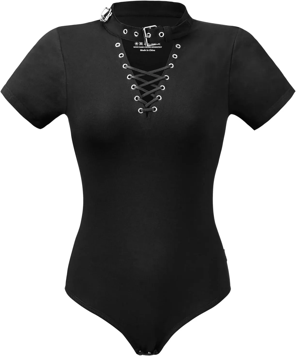 Littleforbig Cotton Romper Onesie Pajamas Bodysuit - Collared Onesie