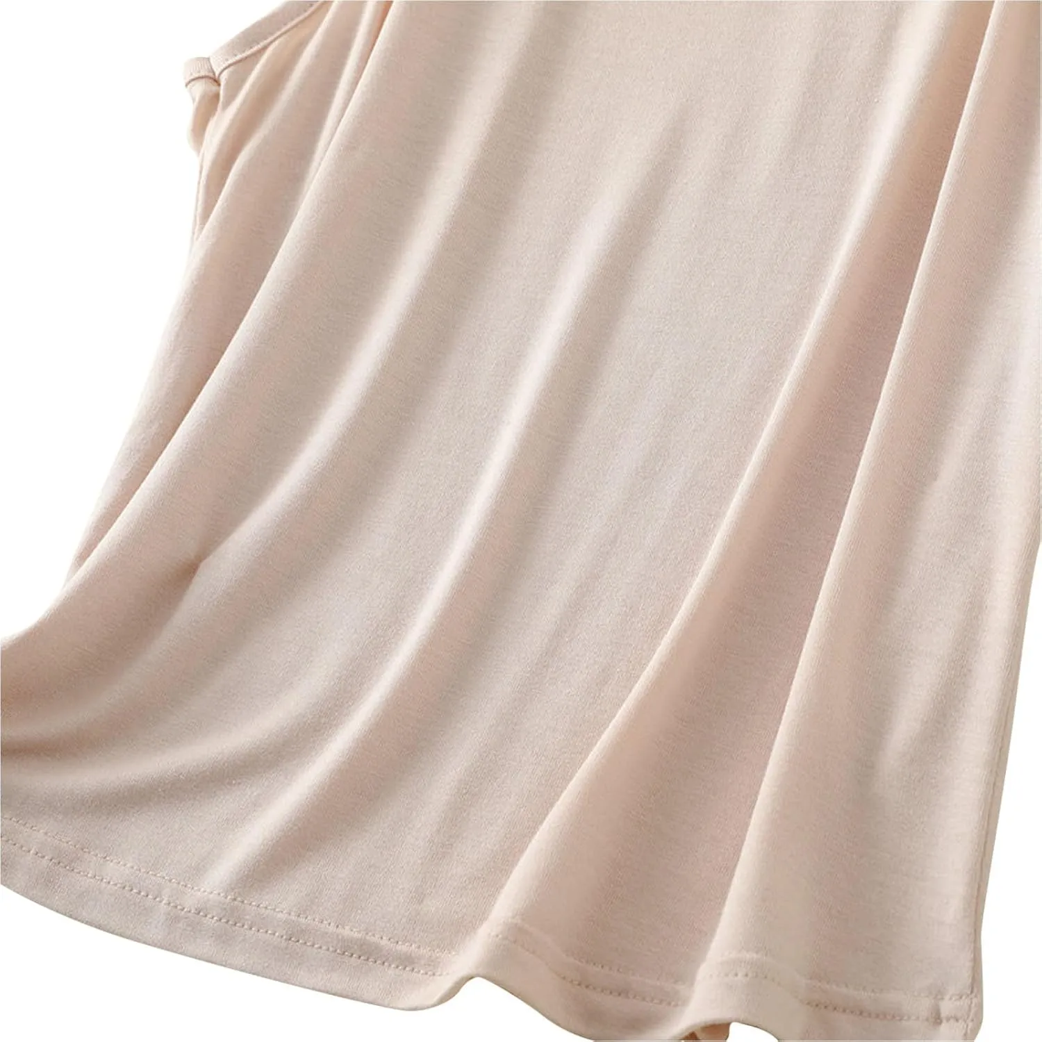Lmdudan Tank Tops for Women Crewneck Spaghetti Strap Camisole Loose Fit Sleeveless Tees Casual Summer Racerback Shirts