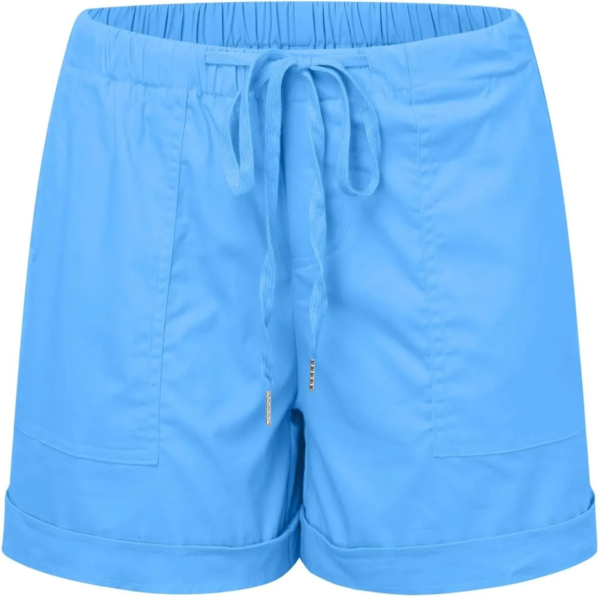Lounge Shorts for Women Ripped Stretchy Jean Shorts Mid Waisted Distressed Denim Shorts Capri Pants Maternity Clothes
