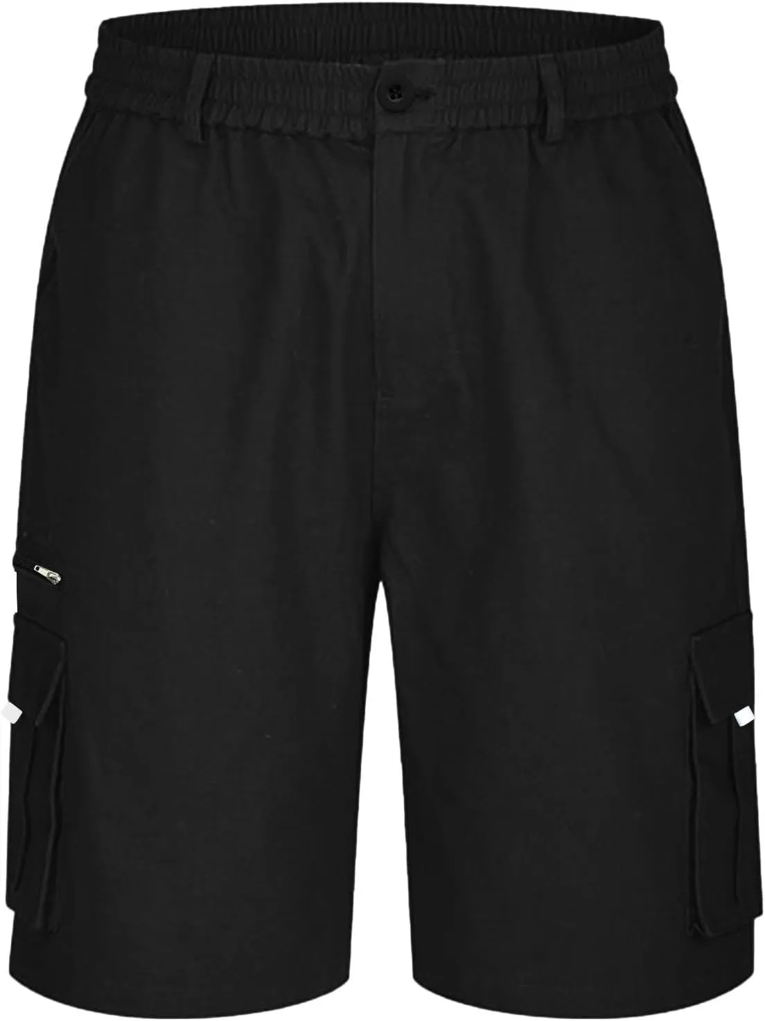 Mens Cargo Shorts Drawstring Elastic Waist Pants Stretch Lightweight Workout Shorts 2025 Casual Summer Hiking Pants