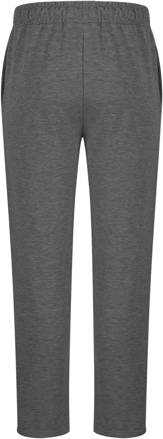 Men's Casual Pants Elastic Waist Drawstring Joggers Sports Pants Lightweight Loose Fit Straight Trousers with Pockets