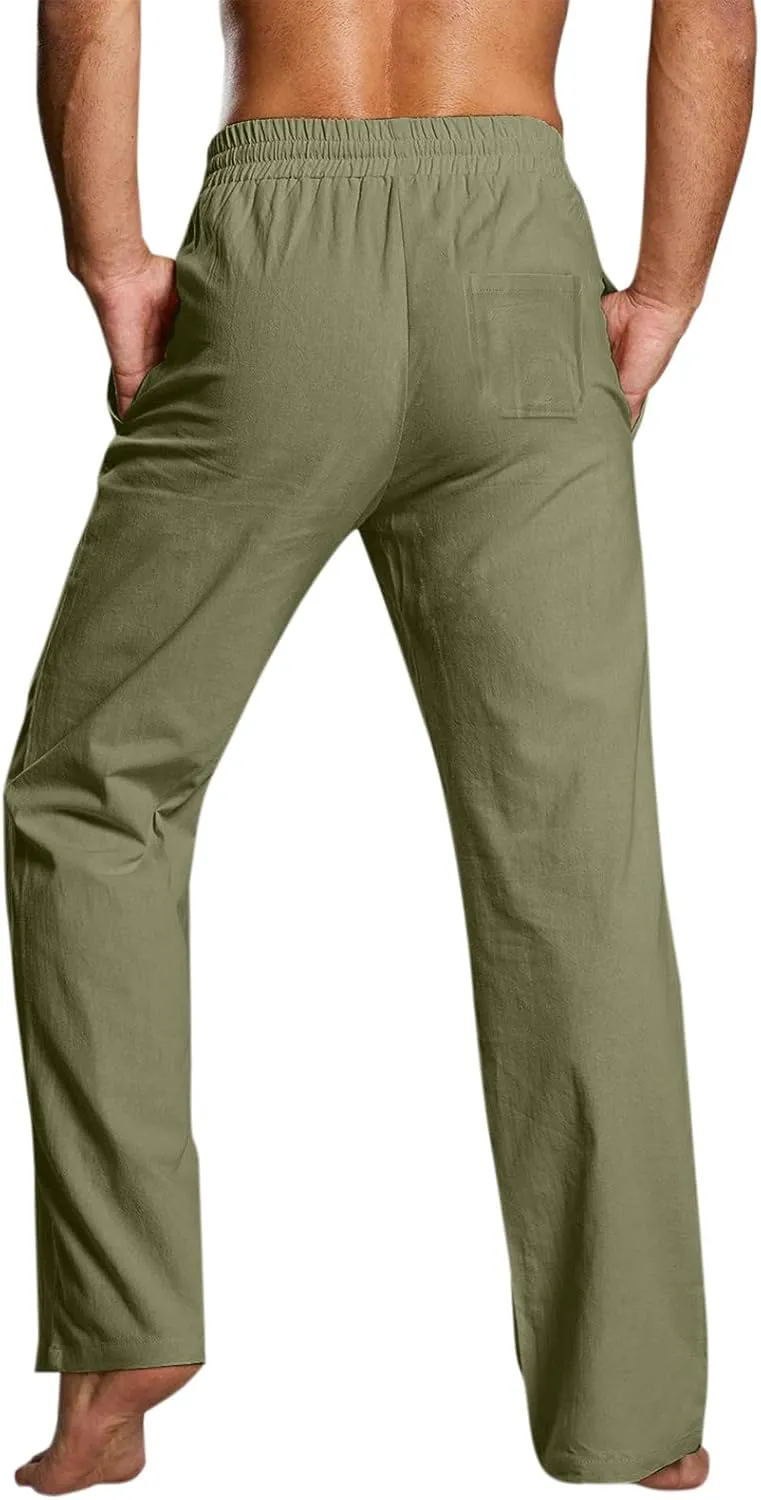 Mens Sweatpants with Pockets Big and Tall Athletic Jogger Mens Active Athletic Workout Jogger Sweatpants for Men with