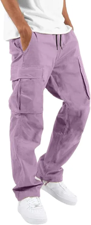 Mens Sweatpants with Pockets Big and Tall for Men Loose Fit Drawstring Pockets Sweatpants Athletic Workout Sweat Pants