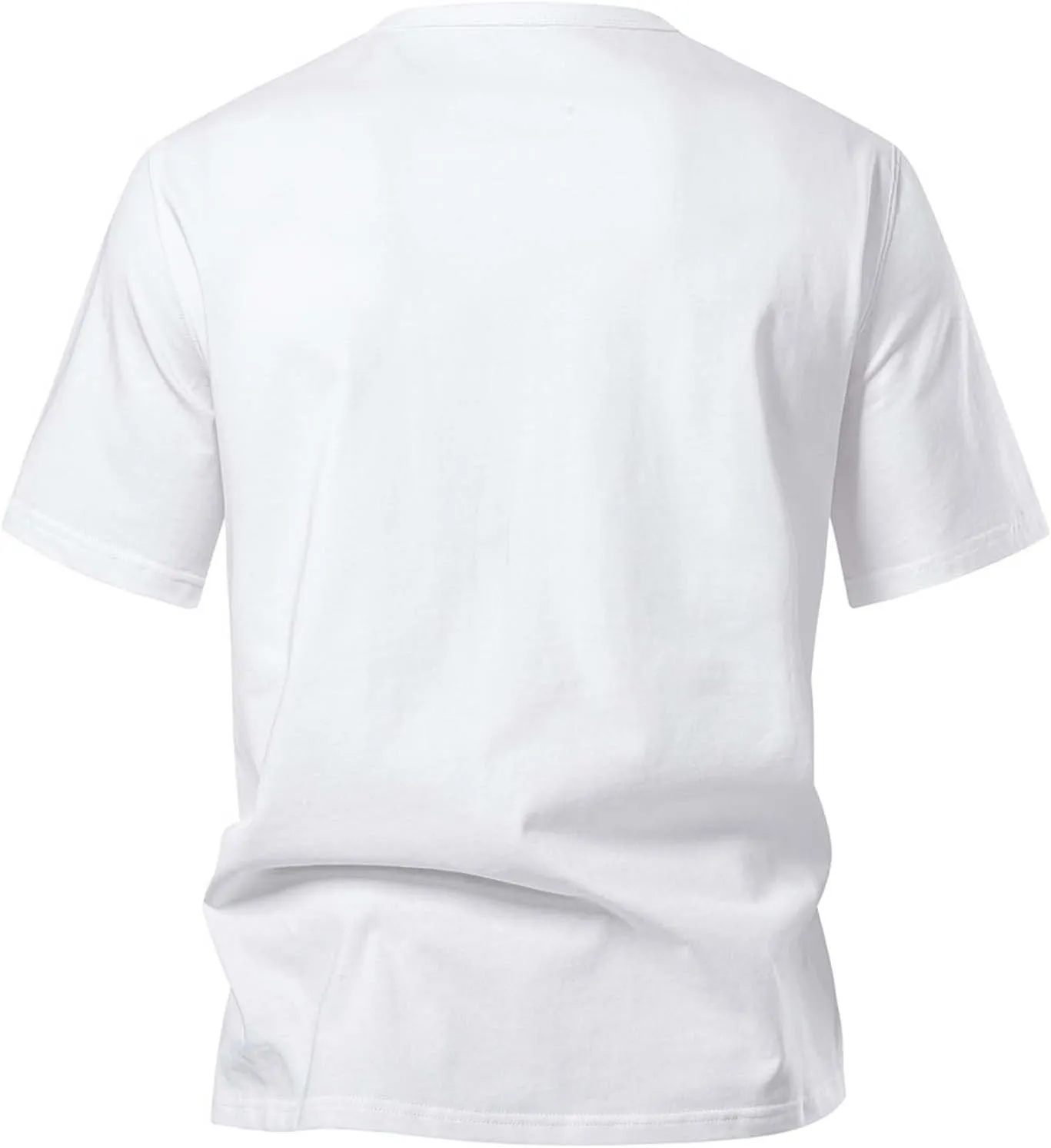 Men's T-Shirts Lightweight Short Sleeve Crewneck Solid Color Outdoor Tees Shirts Summer Casual Classic Basic Tops